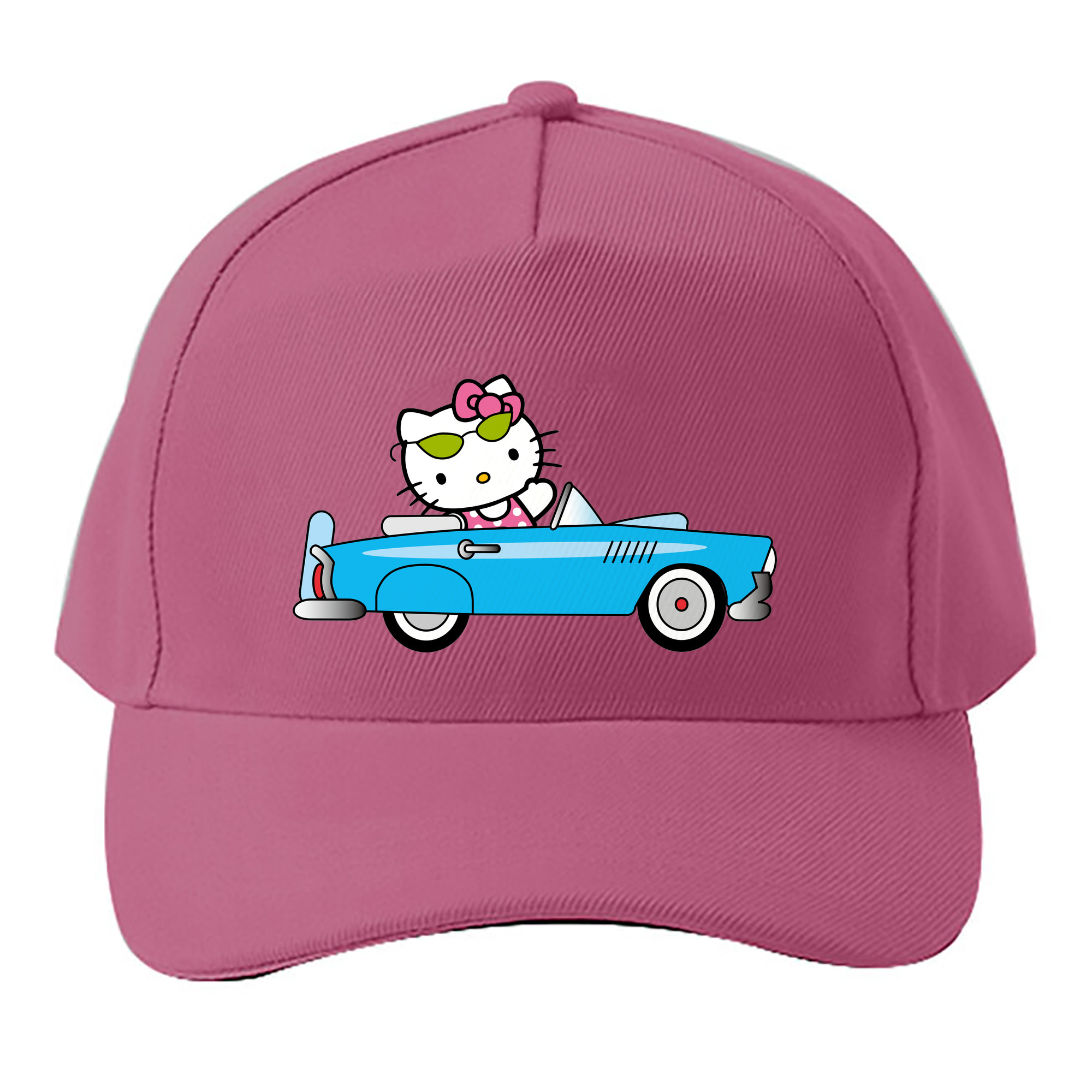 （画像用） Hello Kitty ハローキティ ベースボールキャップ 綿100％ 男女兼用 帽子 スポーツ
